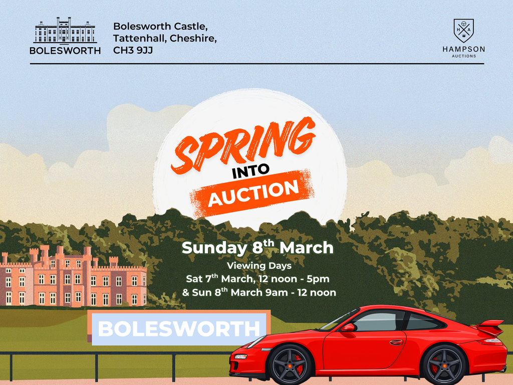 Spring Into Auction – The Bolesworth Castle Classic, Performance & Supercar Auction